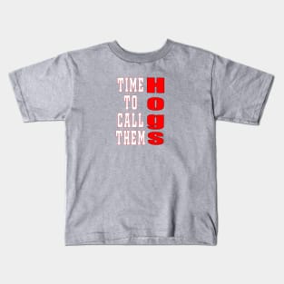 Time to Call the Hogs Design Kids T-Shirt